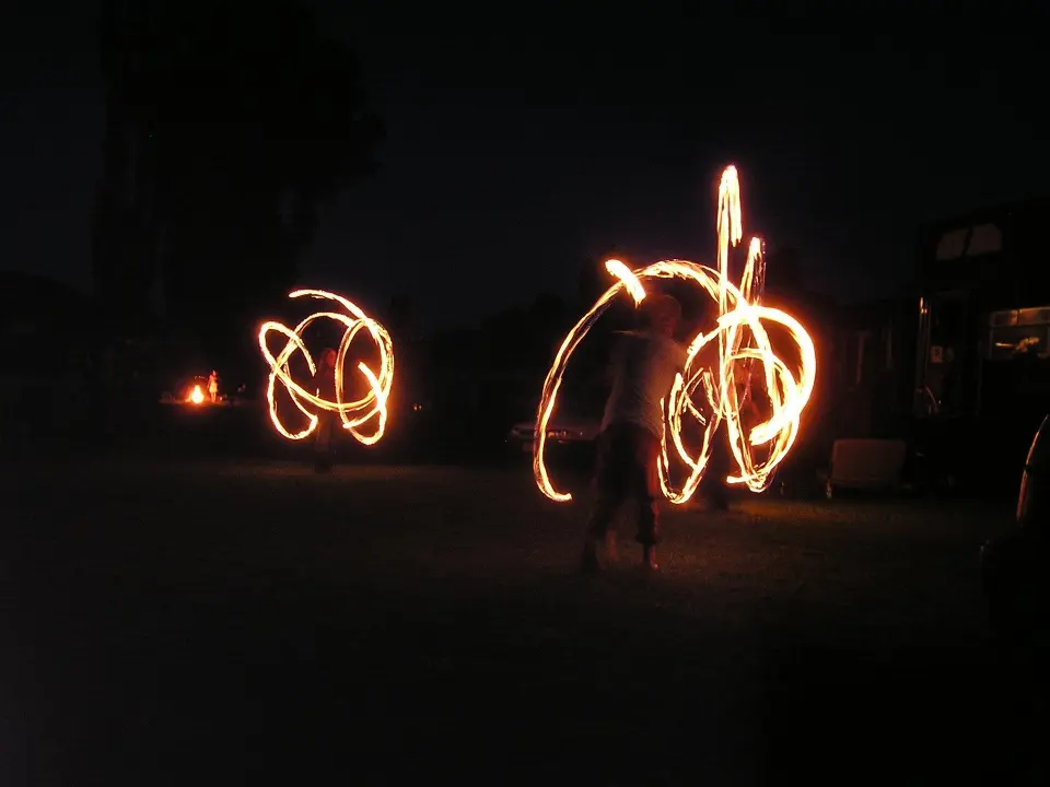 south african fire dancers